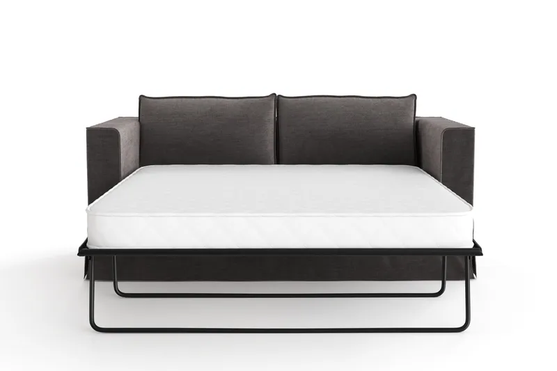 Travstad 3-sits Bäddsoffa i Chenille - Grå - Möbler - Vardagsrum - Bäddsoffor - 3-sits bäddsoffa