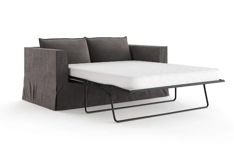 Travstad 3-sits Bäddsoffa i Chenille - Grå - Möbler - Vardagsrum - Bäddsoffor - 3-sits bäddsoffa