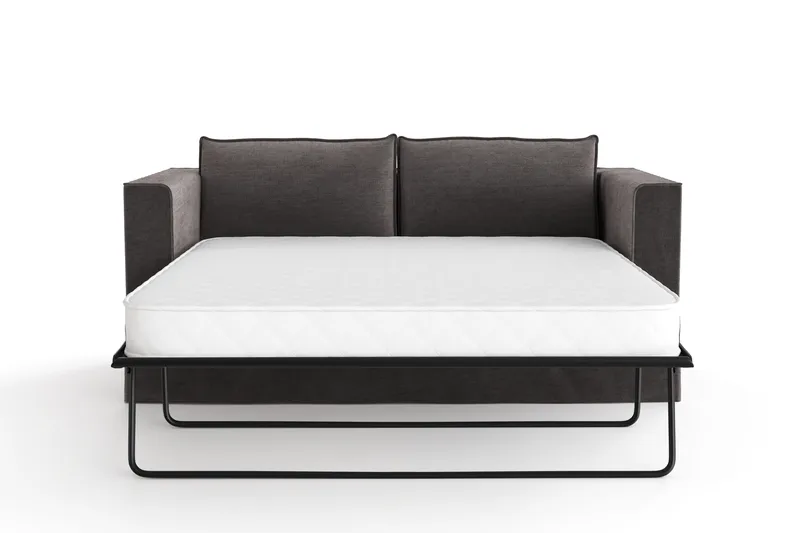 Travstad 3-sits Bäddsoffa i Chenille - Grå - Möbler - Vardagsrum - Bäddsoffor - 3-sits bäddsoffa