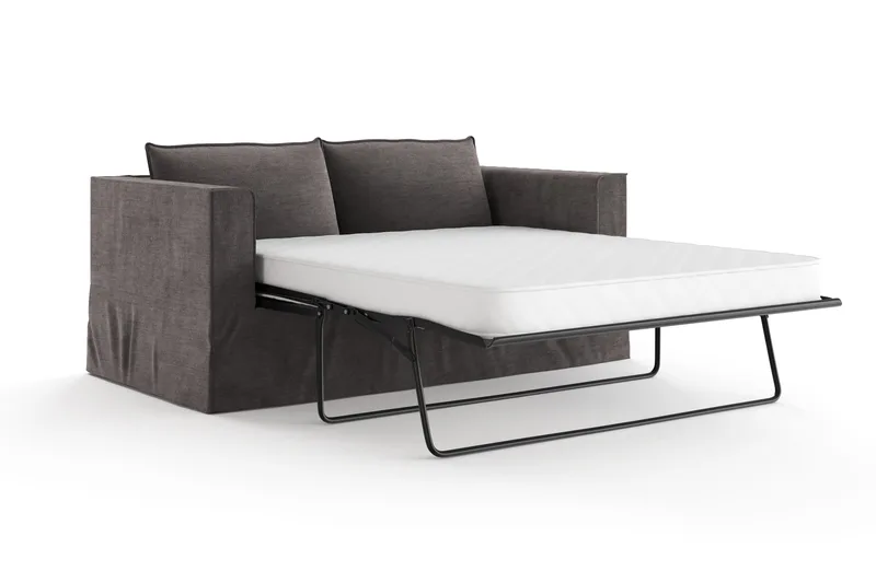 Travstad 3-sits Bäddsoffa i Chenille - Grå - Möbler - Vardagsrum - Bäddsoffor - 3-sits bäddsoffa