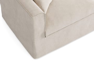 Travstad 3-sits Bäddsoffa med HVILA Bäddmadrass 140x200 cm Latex med Tvättbar klädsel - Beige - Möbler - Vardagsrum - Bäddsoffor - 3-sits bäddsoffa