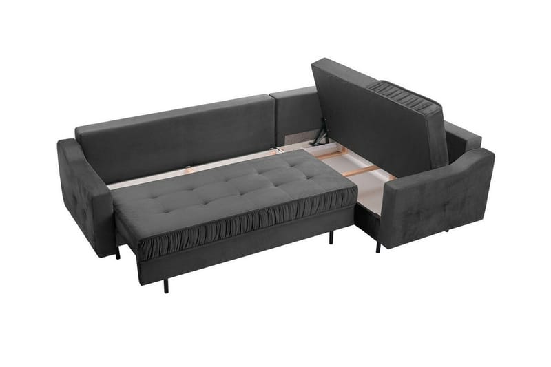 Tregaron 4-sits Hörnbäddsoffa Gul-Grön - Möbler - Vardagsrum - Bäddsoffor - Hörnbäddsoffa