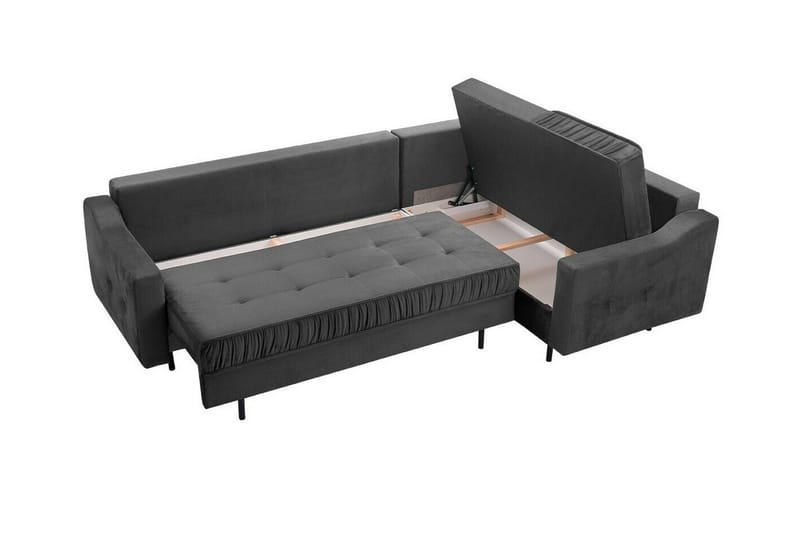 Tregaron 4-sits Hörnbäddsoffa Mörkblå - Möbler - Vardagsrum - Bäddsoffor - Hörnbäddsoffa