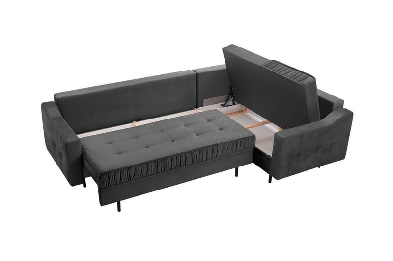 Tregaron 4-sits Hörnbäddsoffa Mörkgrön - Möbler - Vardagsrum - Bäddsoffor - Hörnbäddsoffa