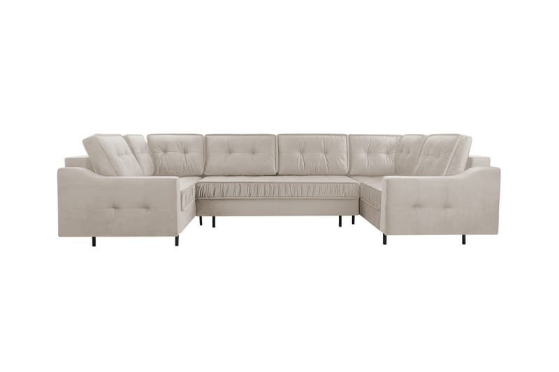 Tregaron 5-sits Hörnbäddsoffa Beige - Möbler - Vardagsrum - Bäddsoffor - Hörnbäddsoffa