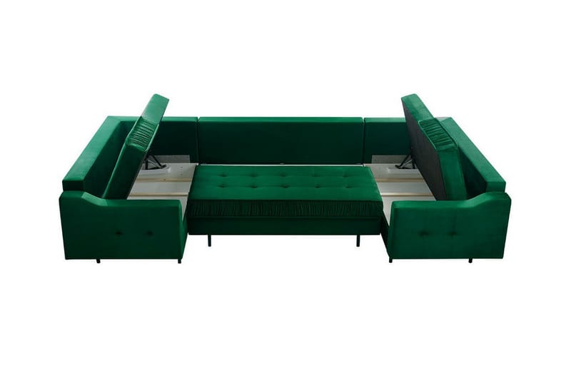 Tregaron 5-sits Hörnbäddsoffa Mörkblå - Möbler - Vardagsrum - Bäddsoffor - Hörnbäddsoffa