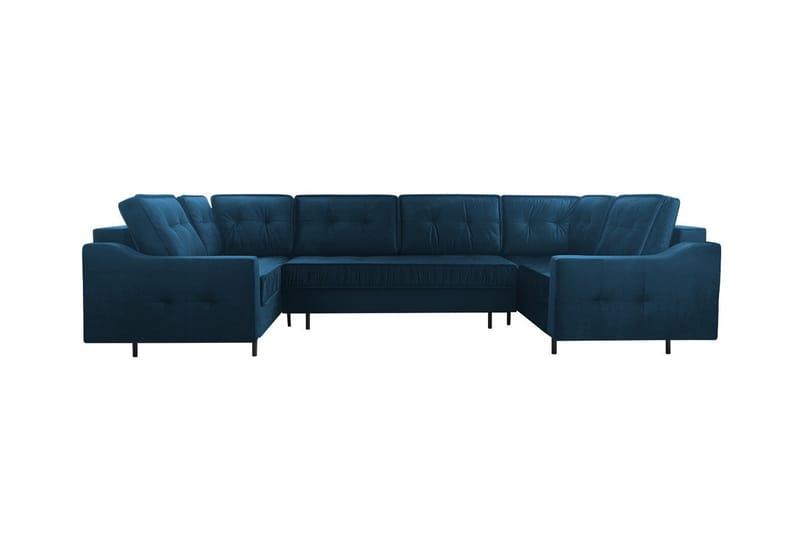 Tregaron 5-sits Hörnbäddsoffa Mörkblå - Möbler - Vardagsrum - Bäddsoffor - Hörnbäddsoffa