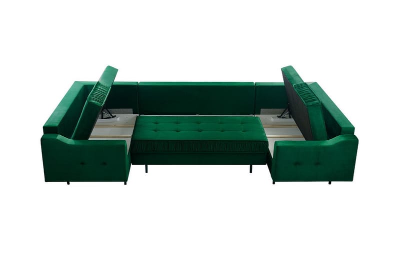 Tregaron 5-sits Hörnbäddsoffa Mörkgrå - Möbler - Vardagsrum - Bäddsoffor - Hörnbäddsoffa