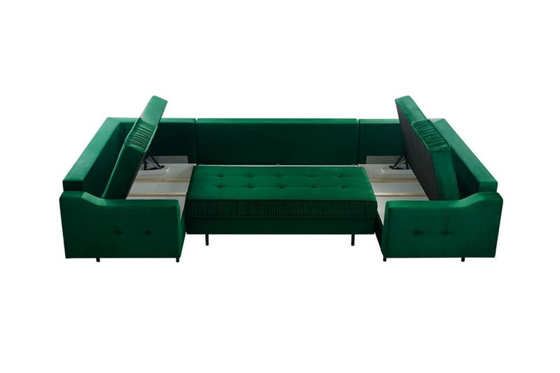 Tregaron 5-sits Hörnbäddsoffa Mörkröd - Möbler - Vardagsrum - Bäddsoffor - Hörnbäddsoffa