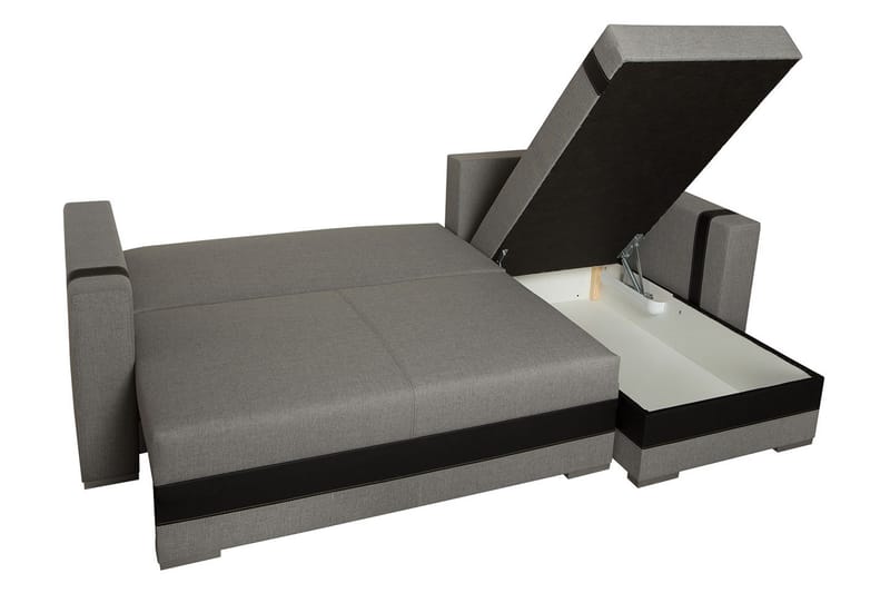 TRENDY Divanbäddsoffa 235x155x82 cm - Grå - Möbler - Vardagsrum - Bäddsoffor