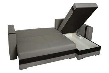 Trendy Divanbäddsoffa 235x155x82 cm - Grå - Möbler - Vardagsrum - Bäddsoffor