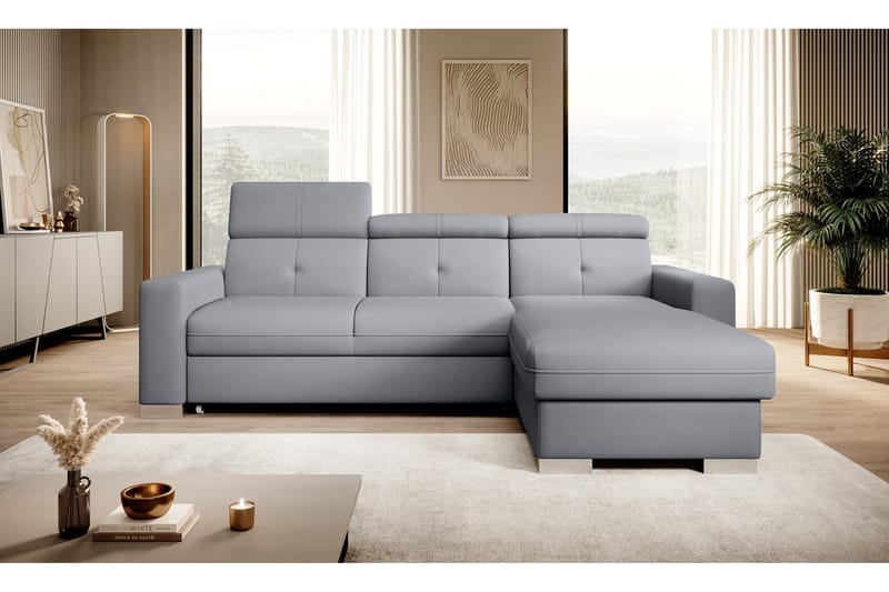 Trent Bäddsoffa m. Divan med Förvaring 3-sits - Grå - Möbler - Vardagsrum - Bäddsoffor