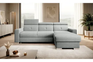Trent Bäddsoffa m. Divan med Förvaring 3-sits - Grå - Möbler - Vardagsrum - Bäddsoffor