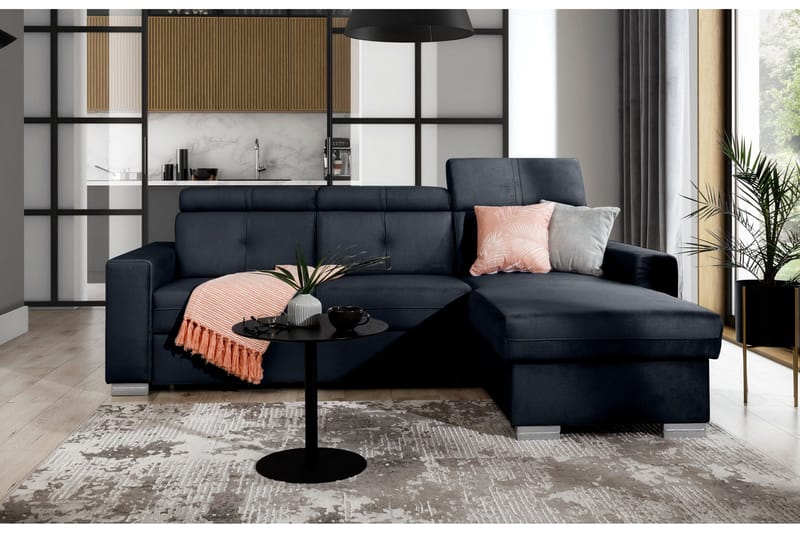 Trent Bäddsoffa m. Divan med Förvaring 3-sits - Grafitgrå - Möbler - Vardagsrum - Bäddsoffor