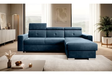 Trent Bäddsoffa m. Divan med Förvaring 3-sits - Mörkblå - Möbler - Vardagsrum - Bäddsoffor