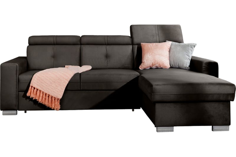 Trent Bäddsoffa m. Divan med Förvaring 3-sits - Mörkbrun - Möbler - Vardagsrum - Bäddsoffor
