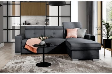 Trent Bäddsoffa m. Divan med Förvaring 3-sits - Mörkgrå - Möbler - Vardagsrum - Bäddsoffor