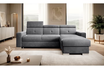 Trent Bäddsoffa m. Divan med Förvaring 3-sits - Mörkgrå - Möbler - Vardagsrum - Bäddsoffor