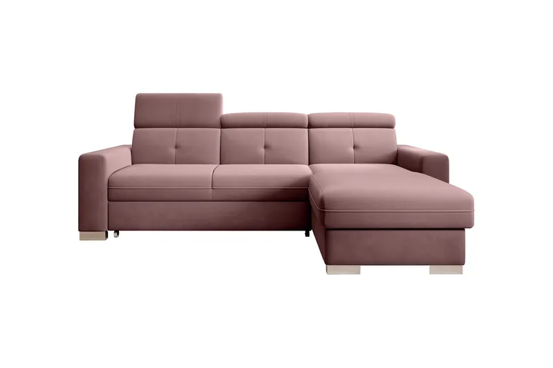 Trent Bäddsoffa m. Divan med Förvaring 3-sits - Rosa - Möbler - Vardagsrum - Bäddsoffor