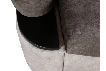 Turbo Bäddsoffa 200x96x90 cm - Brun/Grå - Möbler - Vardagsrum - Bäddsoffor