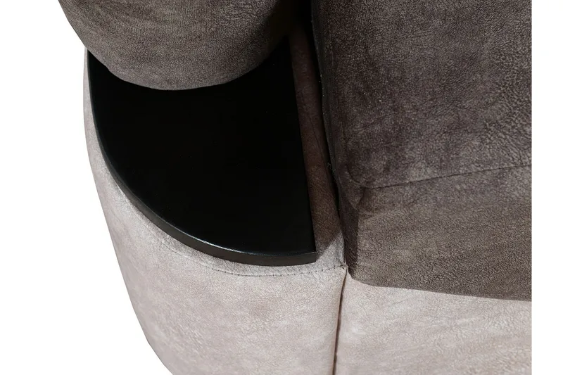 Turbo Bäddsoffa 200x96x90 cm - Brun/Grå - Möbler - Vardagsrum - Bäddsoffor