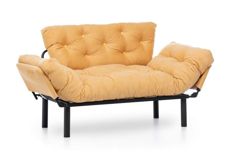 TURIELLOS 2-sits Bäddsoffa Gul - Möbler - Vardagsrum - Bäddsoffor