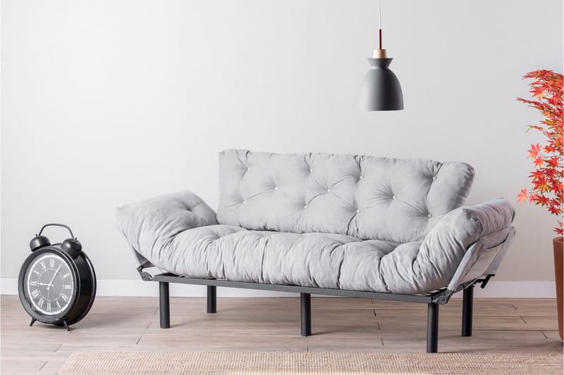 TURIELLOS 3-sits Bäddsoffa Grå - Möbler - Vardagsrum - Bäddsoffor