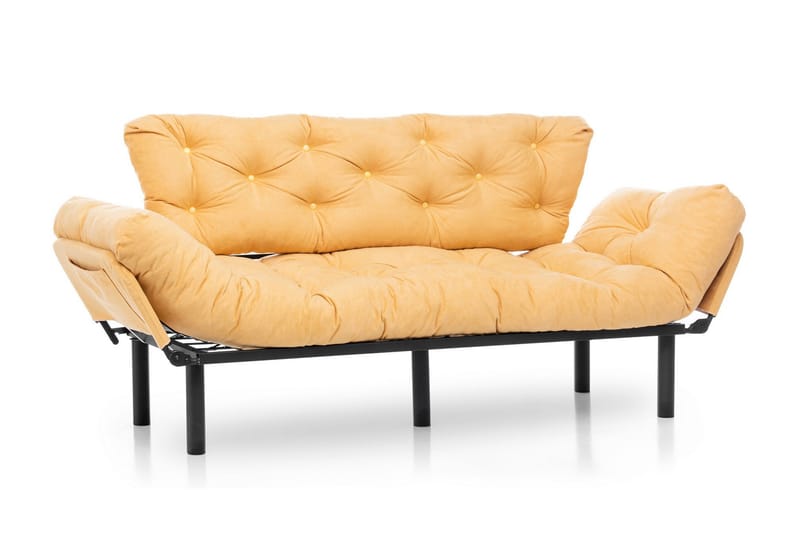 TURIELLOS 3-sits Bäddsoffa Gul - Möbler - Vardagsrum - Bäddsoffor