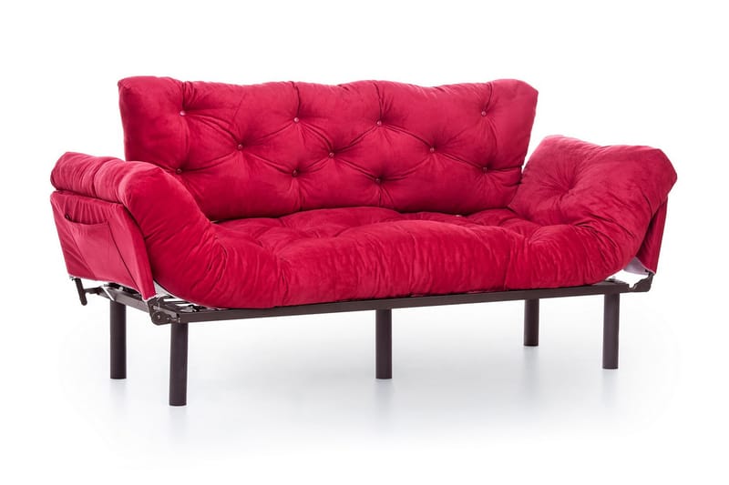 TURIELLOS 3-sits Bäddsoffa Röd - Möbler - Vardagsrum - Bäddsoffor