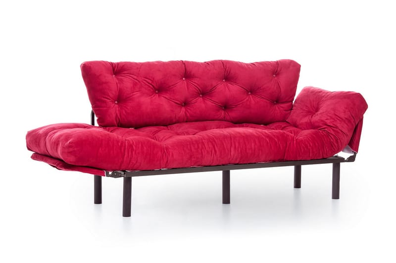 TURIELLOS 3-sits Bäddsoffa Röd - Möbler - Vardagsrum - Bäddsoffor
