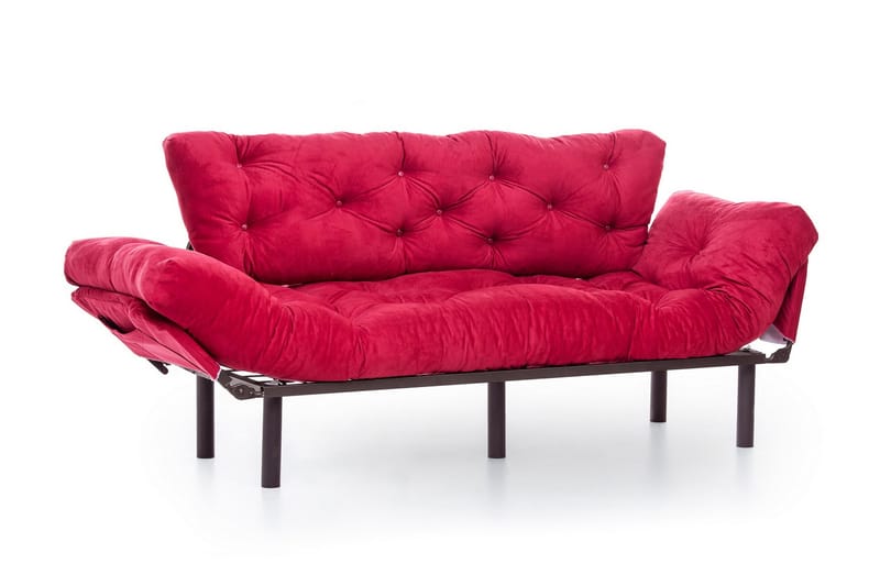 TURIELLOS 3-sits Bäddsoffa Röd - Möbler - Vardagsrum - Bäddsoffor