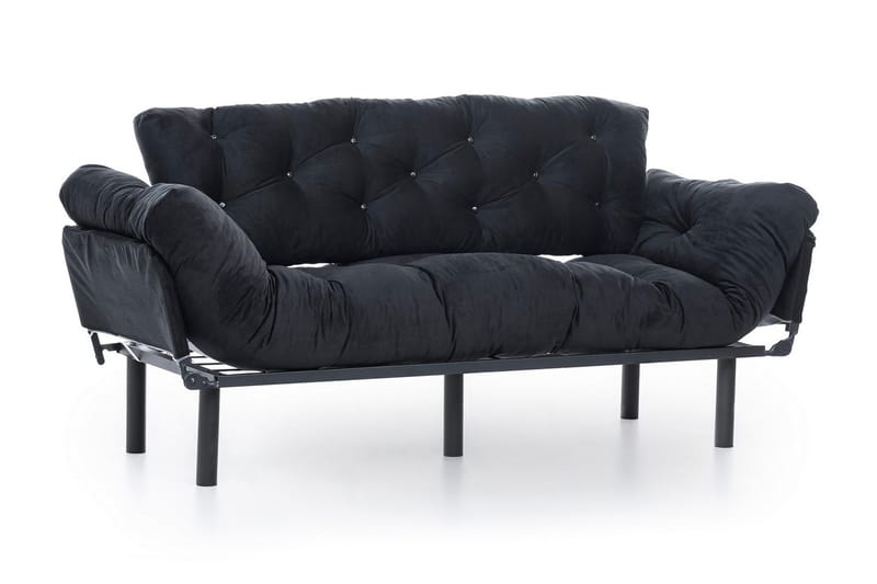 TURIELLOS 3-sits Bäddsoffa Svart - Möbler - Vardagsrum - Bäddsoffor