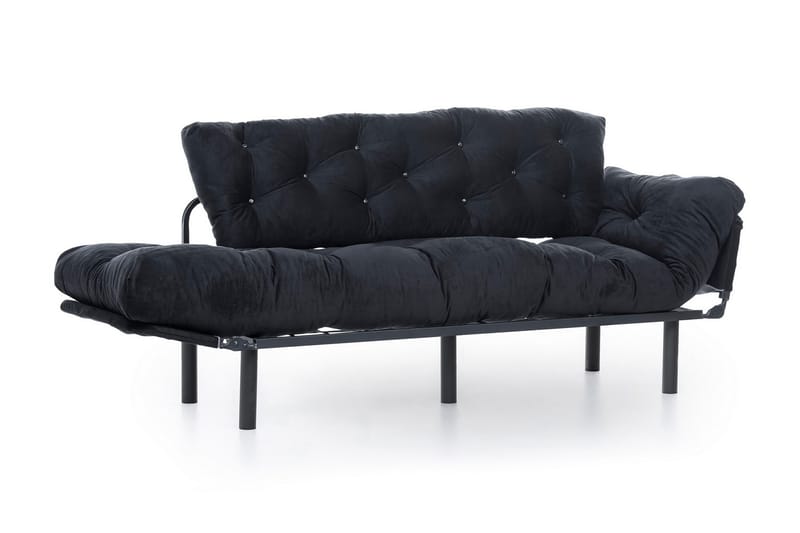TURIELLOS 3-sits Bäddsoffa Svart - Möbler - Vardagsrum - Bäddsoffor