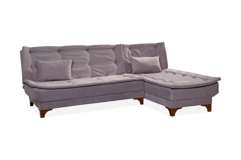 Turso Bäddsoffa med Divan Höger - Grå - Möbler - Vardagsrum - Bäddsoffor