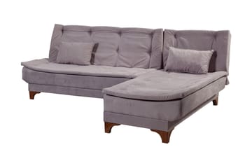 Turso Bäddsoffa med Divan Höger - Grå - Möbler - Vardagsrum - Bäddsoffor