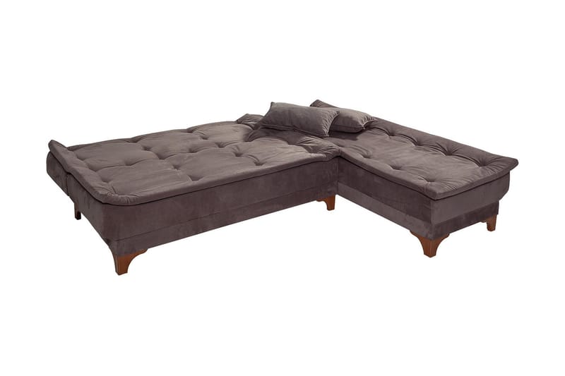 Turso Bäddsoffa med Divan Höger - Grå - Möbler - Vardagsrum - Bäddsoffor