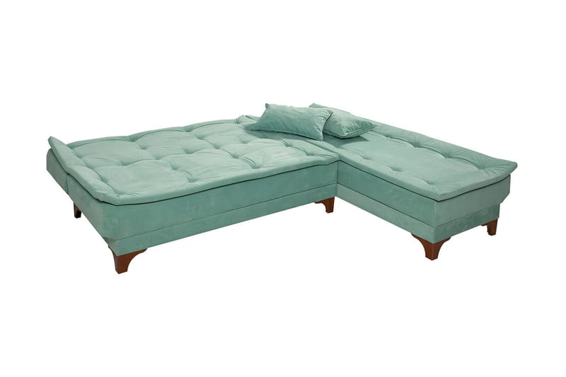 Turso Bäddsoffa med Divan Höger - Grön - Möbler - Vardagsrum - Bäddsoffor