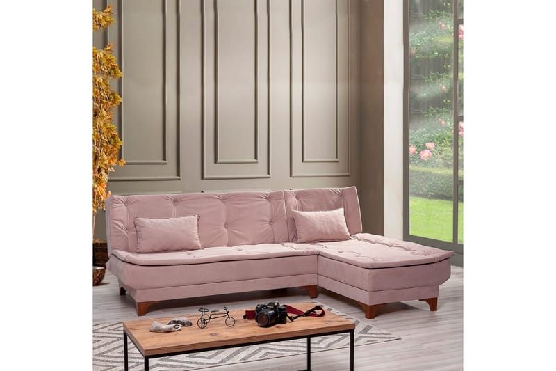 Turso Bäddsoffa med Divan Höger - Ljusbrun - Möbler - Vardagsrum - Bäddsoffor