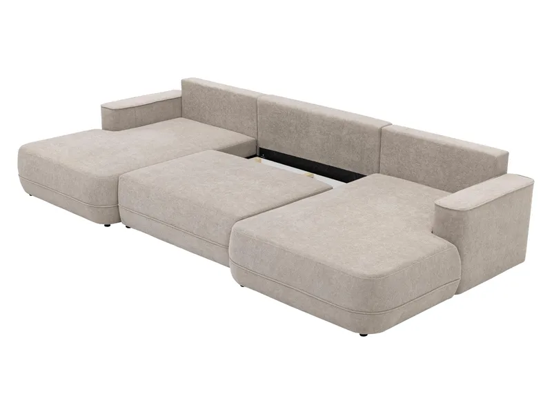 Uppland Bäddsoffa Dubbeldivan 5-sits - Beige - Möbler - Vardagsrum - Bäddsoffor - U bäddsoffa