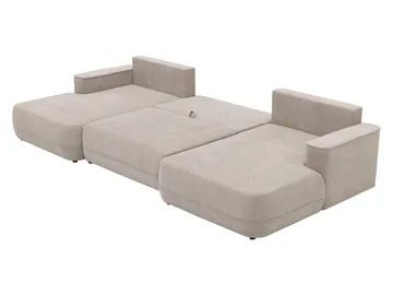 Uppland Bäddsoffa Dubbeldivan 5-sits - Beige - Möbler - Vardagsrum - Bäddsoffor - U bäddsoffa