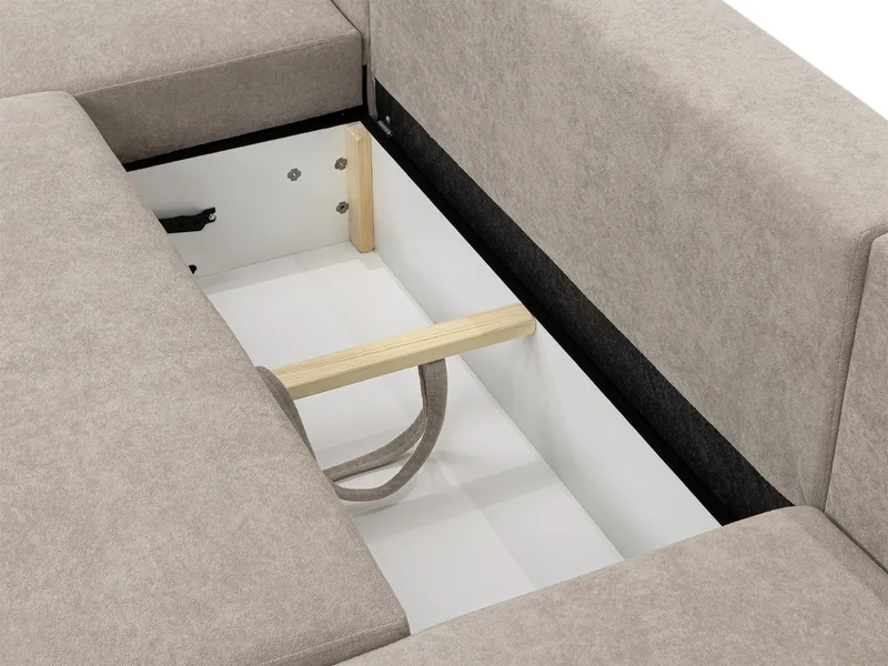 Uppland Bäddsoffa Dubbeldivan 5-sits - Beige - Möbler - Vardagsrum - Bäddsoffor - U bäddsoffa