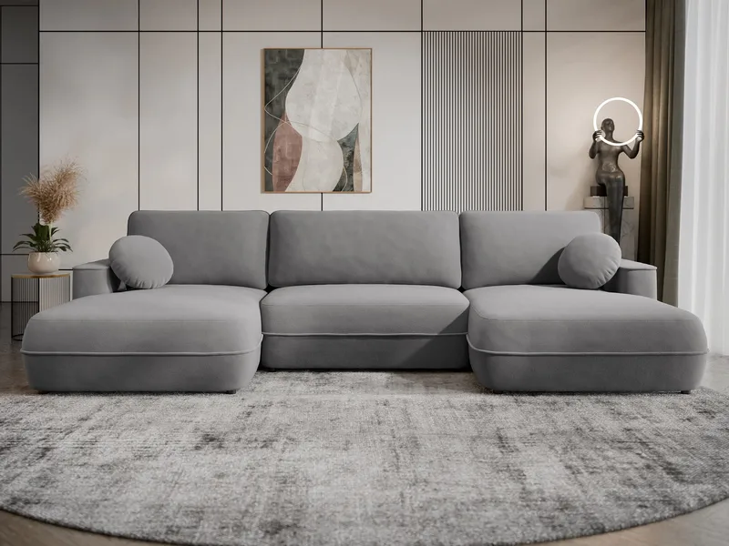 Uppland Bäddsoffa Dubbeldivan 5-sits - Grå - Möbler - Vardagsrum - Bäddsoffor - U bäddsoffa