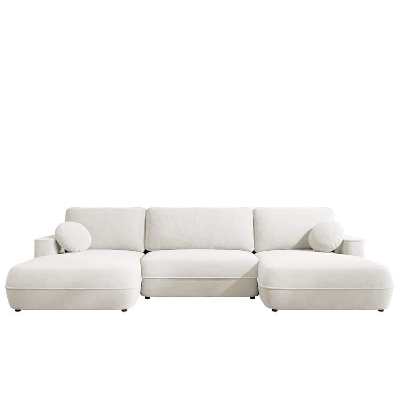Uppland Bäddsoffa Dubbeldivan 5-sits, Vit