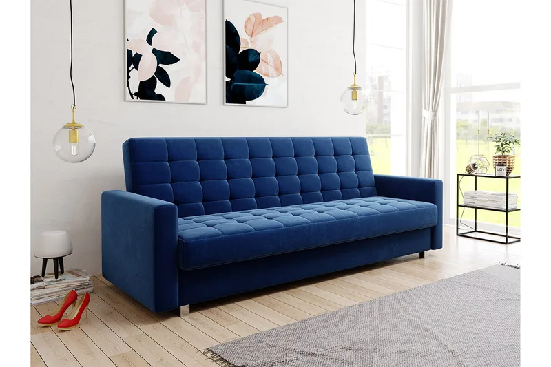 Veasna Bäddsoffa - Blå - Möbler - Vardagsrum - Bäddsoffor