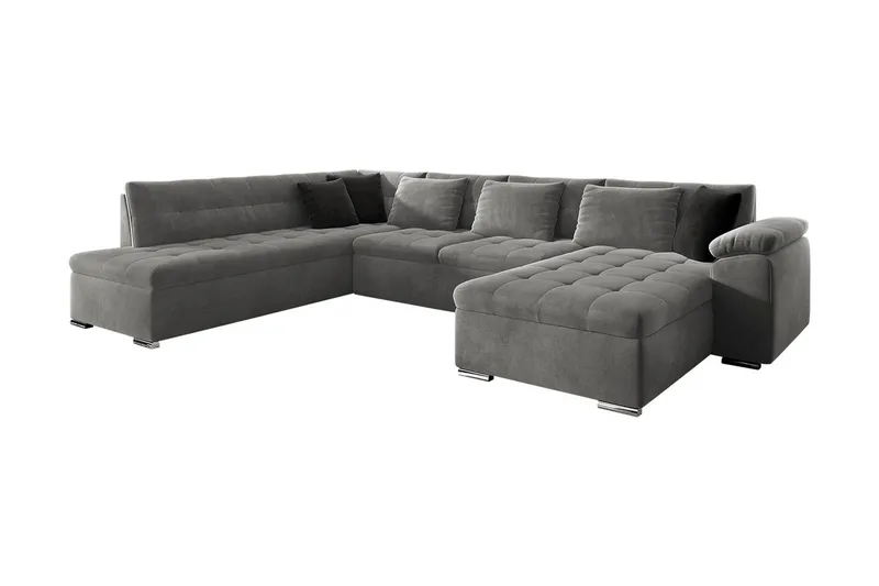 Vekerum 6-sits Bäddsoffa - Grå - Möbler - Vardagsrum - Bäddsoffor - U bäddsoffa