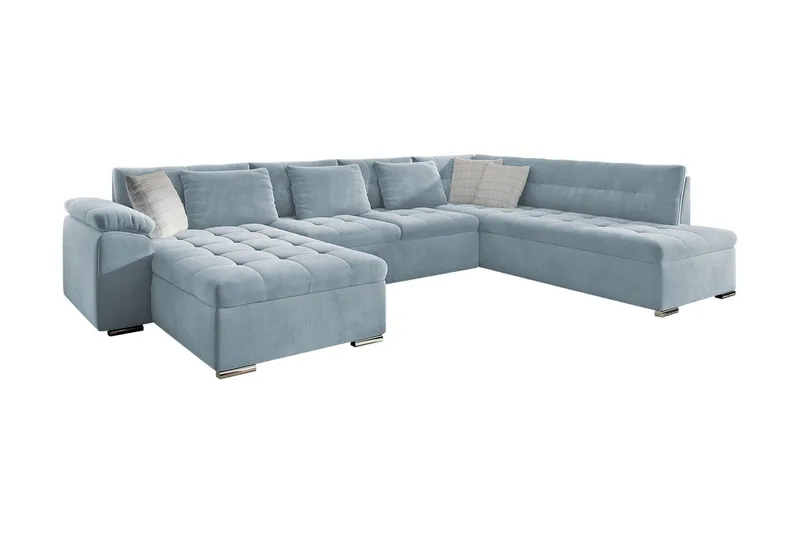Vekerum 8-sits Bäddsoffa Vänster, Blå