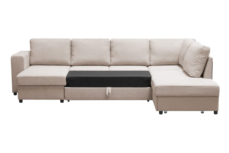 Verona U-Bäddsoffa Höger - Beige - Möbler - Vardagsrum - Bäddsoffor - U bäddsoffa