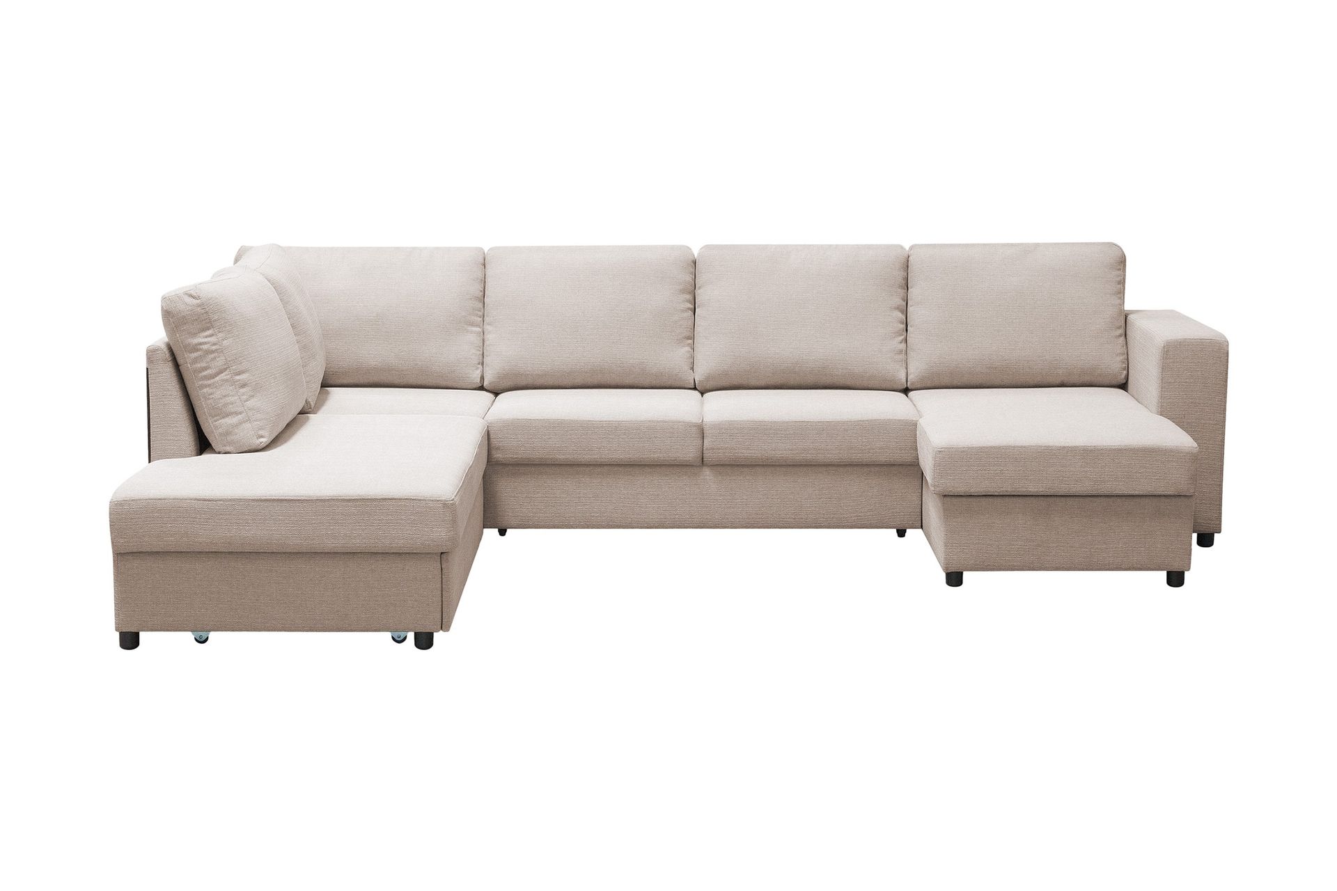 Verona U-B&auml;ddsoffa V&auml;nster - Beige