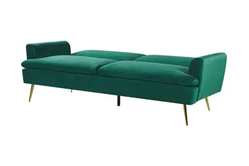 Vettre 3-sits Bäddsoffa - Sammet/Mörkgrön - Möbler - Vardagsrum - Bäddsoffor