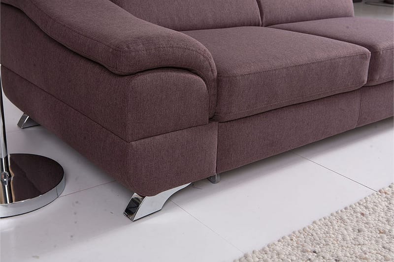 View Bäddsoffa 3-sits med Schäslong Höger - Mörkgrå - Möbler - Vardagsrum - Bäddsoffor - Hörnbäddsoffa